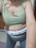瑜伽服套裝女高級感專業運動健身套裝女文胸速干普拉提內衣背心夏 豆蔻綠文胸+海巖灰五分褲 XL  建議115-130斤 曬單實拍圖