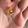 周大福星星攬月星月織夢黃金吊墜女約2.5g EOF1634生日禮物 曬單實拍圖