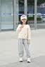 英氏（YEEHOO）【小絨芯】超韌絨兒童羽絨服內膽冬季校服神器男童女童外套 奶杏色 120 cm 曬單實拍圖