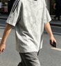 羅蒙漸變扎染短袖T恤男2026夏季美式扎染痞帥高街重磅寬松半袖上衣 白色 M 曬單實拍圖