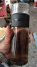 戶外旅行冷泡杯茶水分離泡茶師400ML單層玻璃杯泡茶師禮品杯子 茶水分離杯400ml*1個 曬單實拍圖