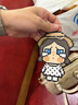 蔻馳（COACH）奧萊女士女包經典老花ROWAN 迷你波士頓單肩斜挎包通勤手提包禮物 IM/沙黃色/粉筆白色 曬單實拍圖