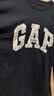 蓋璞（GAP）男女裝夏季款純棉撞色貼布繡logo短袖T恤寬松上衣729134 曬單實拍圖