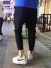 皮爾卡丹（pierre cardin）呢子外套男秋冬季加厚短款毛呢夾克男士休閑冬裝加絨立領夾克 M8298卡其 3XL (150-165斤) 曬單實拍圖