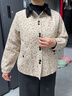 俞兆林（YUZHAOLIN）媽媽秋裝外套2026新款時(shí)尚春秋長(zhǎng)袖上衣中老年女裝初秋夾克衫50歲 紅色安哥拉 2XL (推薦105-120斤) 曬單實(shí)拍圖
