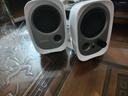 漫步者（EDIFIER）R12U 外觀時尚、音質純正的入門級微型2.0桌面音響 筆記本音箱 電腦音箱 桌面2.0電腦音箱R12U白色 曬單實拍圖