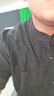 Cebrodz法國 襯衫男新中式男裝無(wú)領(lǐng)夏季新款國潮短袖襯衣寬松國風(fēng)上衣服 黑色 5XL 曬單實(shí)拍圖