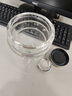 雙層加厚玻璃杯高硼硅保溫杯帶茶隔男士水杯茶水分離耐熱450mL 雙層加厚-鋼本色450ml 曬單實(shí)拍圖