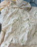 歐迪芬睡衣女士100%純棉夏季短袖長褲滿印印花可外穿家居服套裝米白L 曬單實拍圖