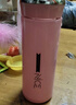 Jidaocook雙層隔熱防燙高顏值網紅奈斯杯簡約便攜學生閨蜜禮物耐高溫隨手杯 粉紅色【雙層隔熱玻璃杯】 400ml 曬單實拍圖