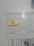佐卡伊七夕情人節禮物黃金耳釘女足金貓咪與魚童趣金耳釘送女友約0.81g 曬單實拍圖
