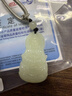 中國黃金（CHINA GOLD）和田玉觀音吊墜男款玉佩項鏈玉掛墜生日禮物送男朋友老公紀念日 觀音和田玉項鏈-黑繩 曬單實拍圖