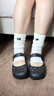 卡駱馳（CROCS）白鹿同款經典芭蕾鞋舒適輕便休閑鞋女鞋|211994 黑色-001【現貨】 36 /37(230mm) 曬單實拍圖
