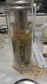 萬象（WANXIANG）雙層玻璃杯V48RL便攜泡茶杯鈦銀色商務(wù)辦公禮盒裝帶茶漏玻璃水杯 曬單實(shí)拍圖