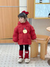 G.duck小黃鴨嬰幼兒童羽絨服新款男女寶寶衣服輕薄白鴨絨外套冬季保暖衣 桔色 80 cm 曬單實拍圖