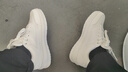 安踏男鞋板鞋小白鞋男士運動鞋夏季防潑水厚底減震休閑鞋七夕禮物 【厚底減震小白鞋】象牙白/芯片灰-1 42 (260mm) 曬單實拍圖