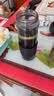 富光一鍵彈蓋磁彈泡茶杯Tritan材質茶水分離杯塑料水杯子黑色 曬單實拍圖