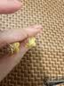 周生生七夕 足金繡球花黃金耳釘 生生有囍結(jié)婚套裝 三金 86594E  計價 4.56克(含工費200元) 曬單實拍圖