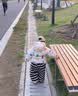 G.duck小黃鴨兒童棉服冬季嬰兒衣服男女童加厚棉衣小童寶寶棉襖加絨外套 白色花朵 90 尺碼1~2歲【 80-90cm】 曬單實(shí)拍圖