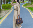 COOGI包包女款2025年品牌輕奢侈女士包包生日七夕情人節禮物送女友老婆 咖色 精美禮盒送禮有面 曬單實(shí)拍圖