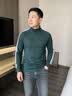 JEEP SPIRIT半高領打底衫男2026內衣長袖t恤潮流秋衣上衣服男裝緊身 綠色 M 曬單實拍圖