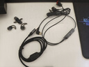 緋樂虹入耳式有線耳機type-c接口主動降噪手機電腦多場景吃雞三角洲fps游戲專用帶麥聽聲辨位音樂耳塞 赤墨黑【Type-C帶麥】（贈1米USB轉接線） 曬單實拍圖
