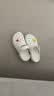 卡駱馳（CROCS）新款厚底云朵洞洞鞋送女友禮物206750 白色   36-37 曬單實(shí)拍圖