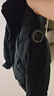 波司登（BOSIDENG）極寒鵝絨羽絨服男士冬季連帽短款百搭保暖外套B250242301 黑色8056-至高抵御-20°C M 175/96A 體重約130-140斤 曬單實拍圖