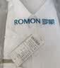 羅蒙（ROMON）純色商務(wù)職業(yè)正裝男士白襯衫工裝男裝短袖襯衣男CS72白色3XL 曬單實拍圖