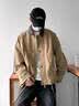 Dickies美式撞色翻領工裝夾克外套男2026春季新款寬松休閑百搭男士上衣潮 土黃色 XL 曬單實拍圖