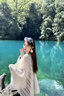 COSMICKISS民族風披肩夏季女薄款配裙子高級感披肩外搭云南大理穿搭旅游披風 民族風帶帽披肩【米白色】 135cm 曬單實拍圖