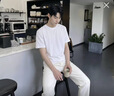 京東京造200S/2 雙股紗男士t恤短袖男夏季液氨抗皺高端t恤 白色-M 曬單實拍圖