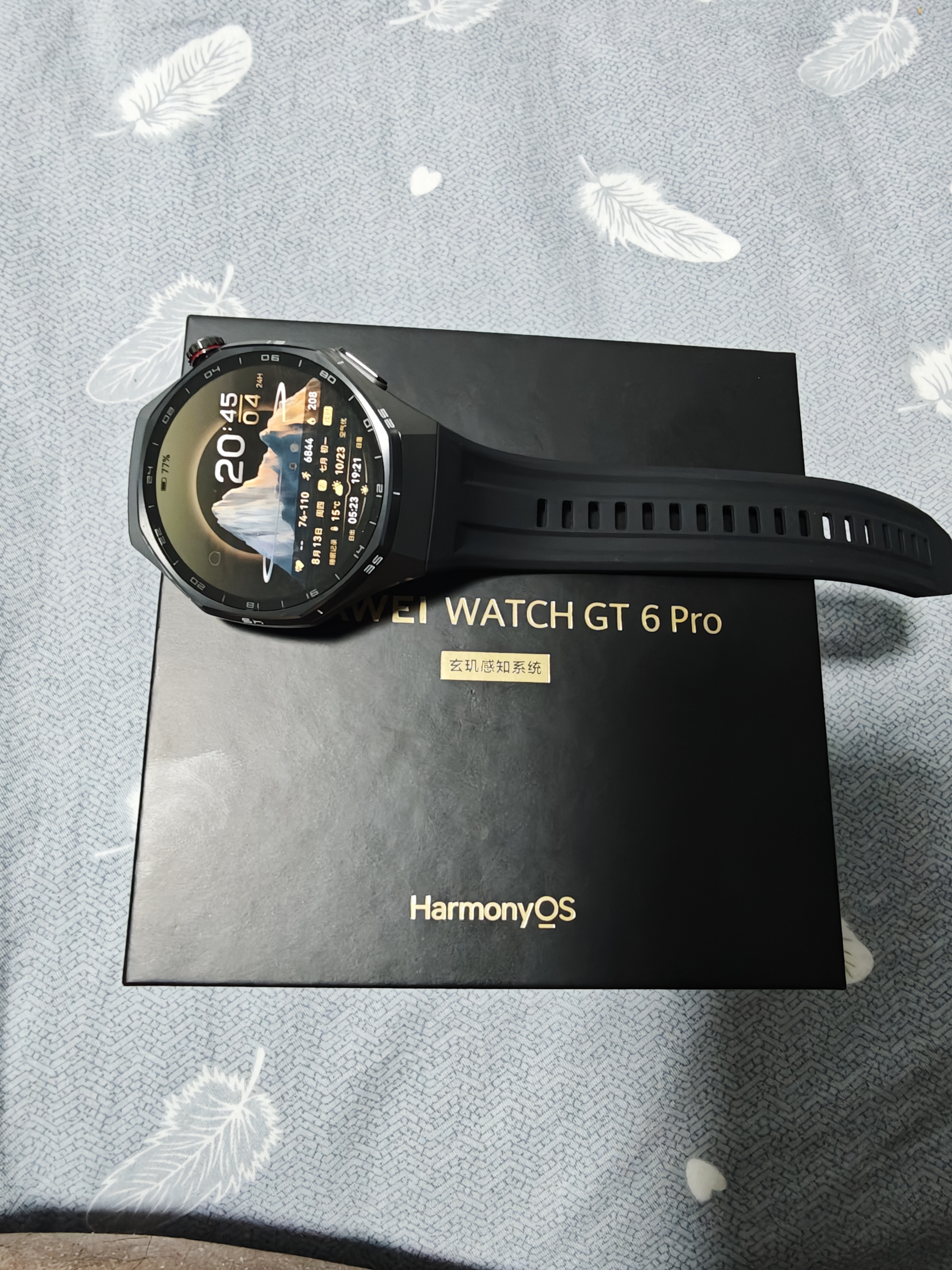 華為WATCH GT6 Pro【咨詢享優惠】智能ECG手表 心臟健康研究 21天超長續航藍寶石玻璃&鈦合金 AX21A 46mm曜石黑（黑色氟橡膠表帶） 曬單實拍圖