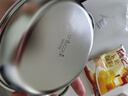onlycook316不銹鋼寶寶輔食碗 兒童餐盤飯碗 卡通小碗嬰兒餐具餐盤-小狗 曬單實拍圖
