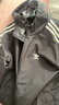adidas通勤百搭經(jīng)典休閑運(yùn)動連帽夾克外套男女春夏阿迪達(dá)斯三葉草 黑色   S 曬單實(shí)拍圖