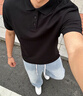 啄木鳥（TUCANO）夏季美式薄款牛仔長褲子男士寬松直筒闊腿休閑男褲 淺藍 M （建議115-125斤） 曬單實拍圖