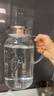 青蘋果涼水壺家用冷泡壺泡茶壺1.95L 高硼硅玻璃冷水壺耐高溫茶水分離 曬單實拍圖