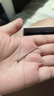 LnieerF136醫(yī)用鈦合金養(yǎng)耳洞蝴蝶耳釘女洗睡免摘耳環(huán)耳蝸耳骨釘鈦鋼耳飾 【單只】閃耀白蝴蝶耳釘【醫(yī)用鈦合金】 曬單實拍圖