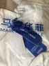 馬克華菲短袖T恤男士夏季寬松圓領重磅純棉上衣休閑百搭打底衫 白色 XL 曬單實拍圖