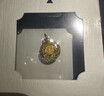 周大福爆閃玫瑰花園黃金吊墜女約2.95g EOF1235生日禮物七夕禮物 曬單實(shí)拍圖