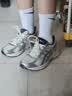 亞瑟士ASICS網面跑鞋百搭男鞋緩震運動鞋透氣跑步鞋 GEL-CONTEND 4 白色/銀色 43.5 曬單實拍圖