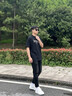 薩拉維夫（SLLAVIF）品牌2026新款九分牛仔褲男夏季潮流時尚破洞小腳韓版修身漆點褲子 黑色 33 適合140-160斤 曬單實拍圖
