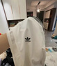 adidas通勤百搭經典休閑運動連帽夾克外套男女春夏阿迪達斯三葉草 亮白   S 曬單實拍圖