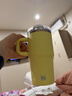STANLEY冰霸杯保溫杯吸管杯PRO保溫保冷水杯大容量男士女士學生杯子禮物 【限量色系】柚黃色- 591ml 曬單實拍圖