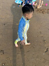 Kocotreekk樹兒童泳衣原紗防曬游泳衣男童分體女童長袖寶寶泳裝三件套 曬單實拍圖