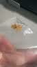 周六福5G工藝黃金耳釘女浪漫仙雪耳飾A0912072 約1.03g 一對七夕禮物 曬單實拍圖