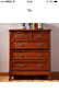 萬(wàn)德美斗柜實(shí)木抽屜柜木質(zhì)斗柜儲物柜五斗櫥斗柜 栗香色 E12  寬五斗柜 曬單實(shí)拍圖