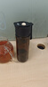柏邦水杯子男士磁彈泡茶杯Tritan材質茶水分離高檔個人專用車載冷泡杯 雅致黑700ml【磁吸茶倉+耐高溫/可冷萃】防摔防爆 2026夏天新款母嬰級塑料杯+贈杯刷 曬單實拍圖