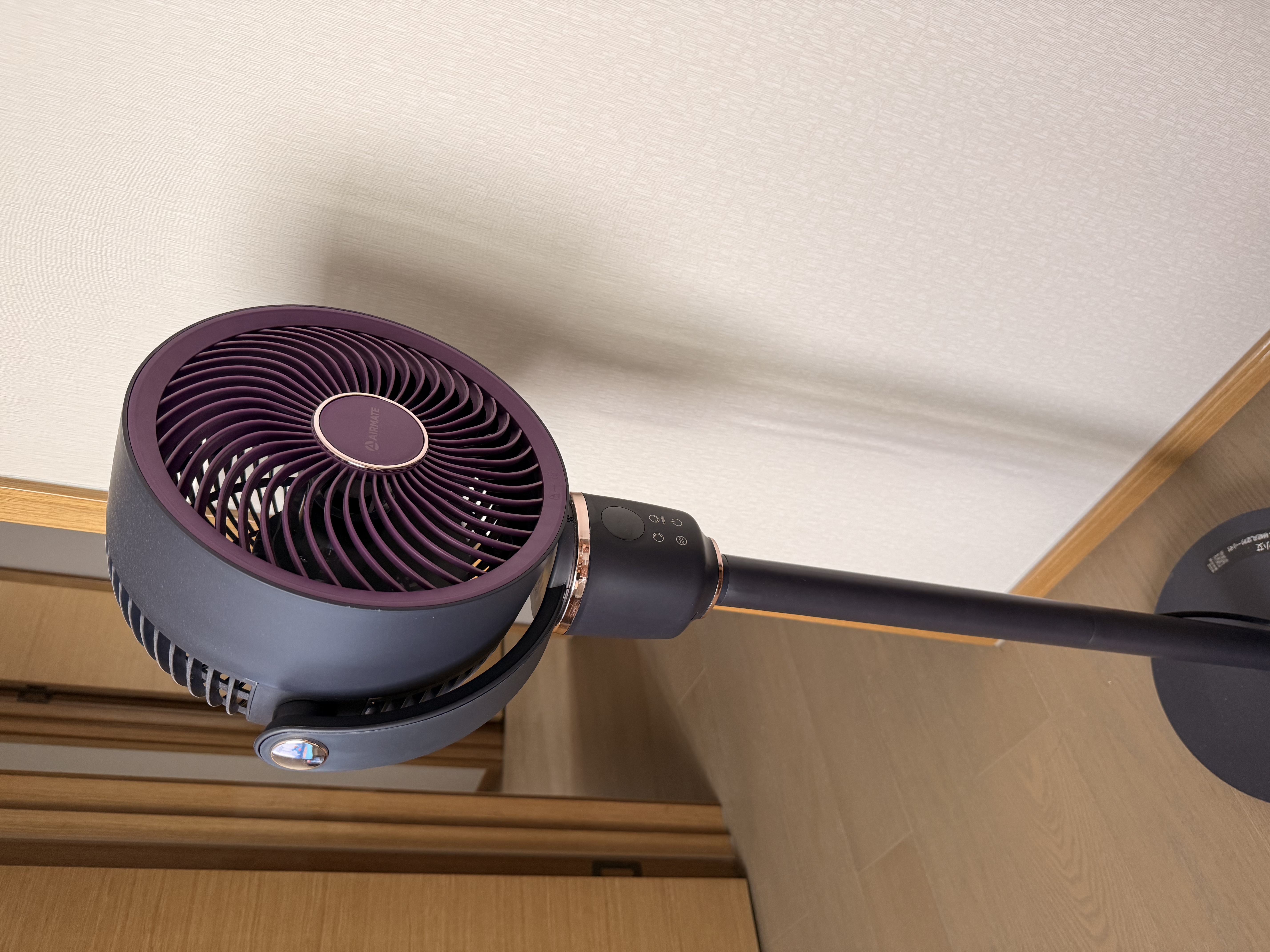 艾美特（AIRMATE）空氣循環扇智能語音電風扇家用客廳立式遙控輕音節能大風量落地扇渦輪換氣扇3D搖頭扇 【8+2檔風量/3D自動擺頭/輕音節能】語音 曬單實拍圖