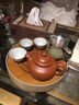 洛湘宜興紫砂壺純手工原礦大紅袍朱泥掇球壺國(guó)工萬(wàn)菊芬功夫泡茶壺高檔 掇只壺全手工制作 240ml 曬單實(shí)拍圖